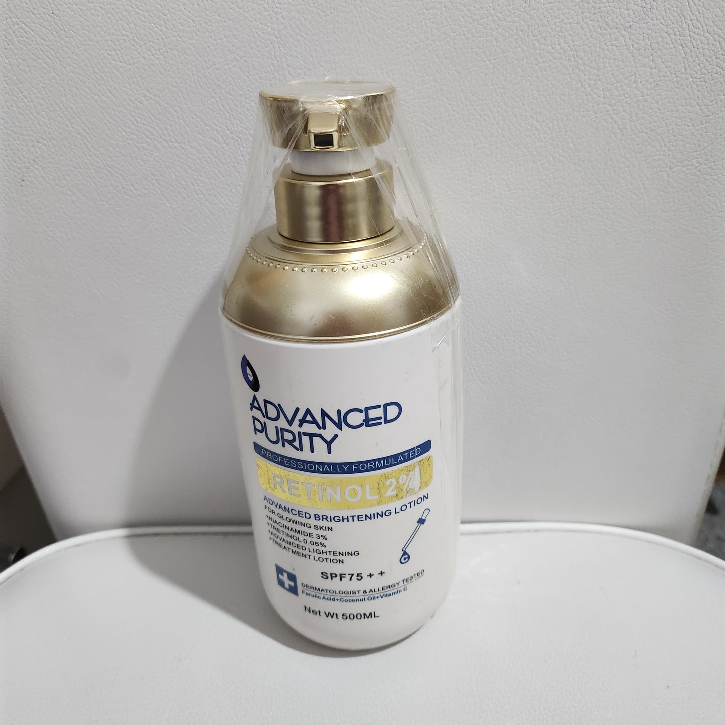 Advance Purity Retinol 2% Brightening Lotion SPF75++ 500ml for Radiant Skin Care