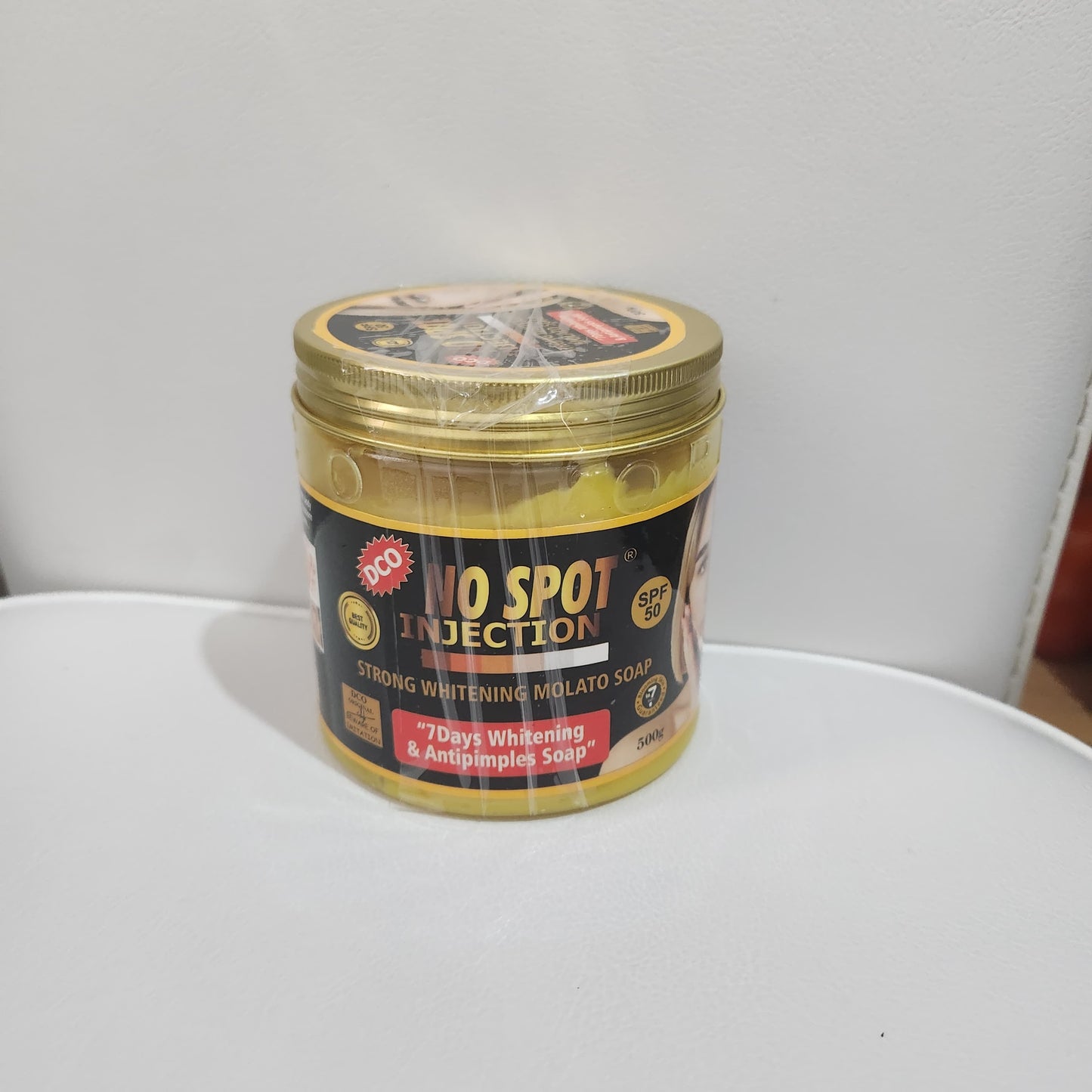 No Spot Injection Molato Soap 7days Whitening Clean &Clear Soap With SPF50 500g. Body Care Cleanser