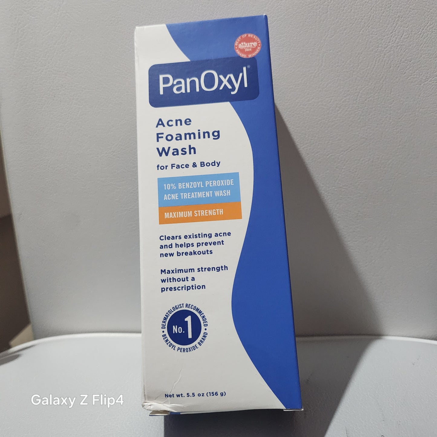 PanOxyl Acne Foaming Wash for Face & Body Maximum Strength Clear Existing Acne Prevent New Breakouts