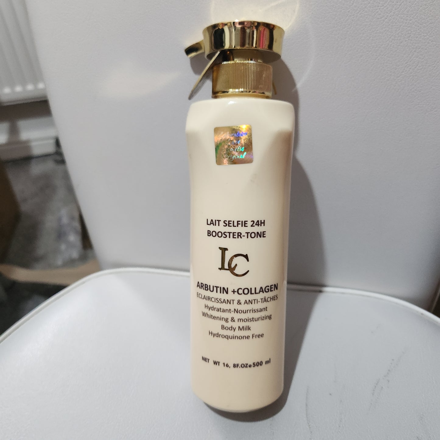 Lait Selfie 24H Booster-Tone Arbutin & Collagen Body Milk 500ml Hydrating Nourishing Moisturizers Moisturizing