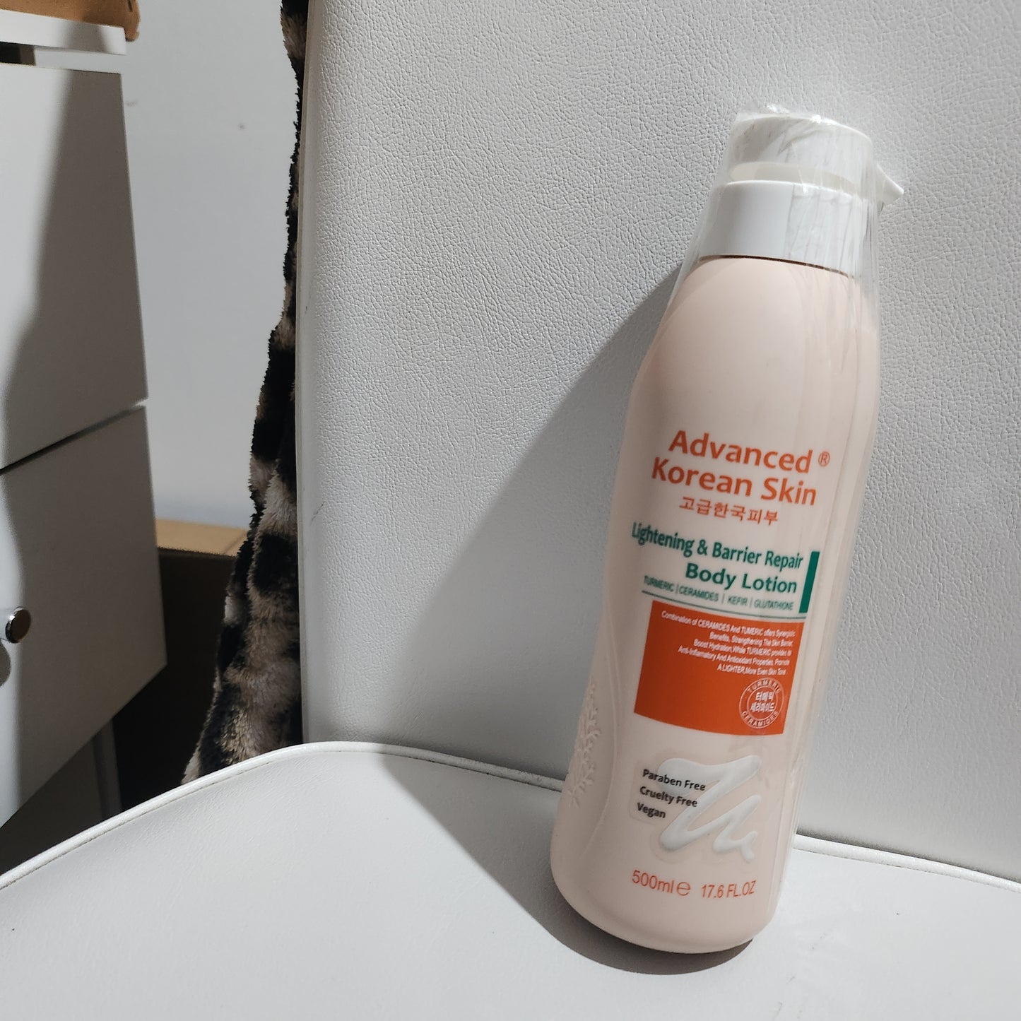Advanced Korean Skin Lightening & Barrier Repair Body Lotion 500ml Vegan Cruelty Free Paraben Free