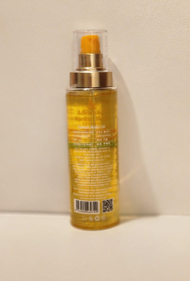 Advanced Korean Skin Fairest Body Oil 280ml - Radiant & Hydrated Skin Lightening Oil for Daily Use