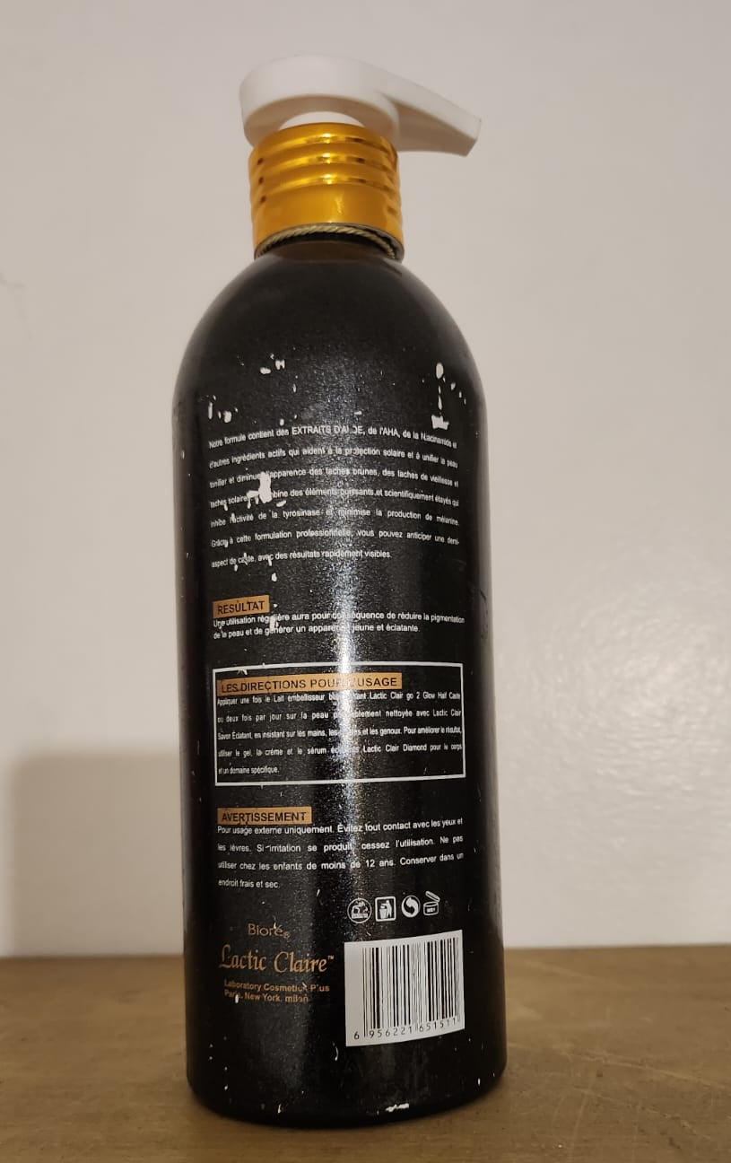 Lactic Claire Half Cast Whitening Beautifying Milk Body Lotion 500ml