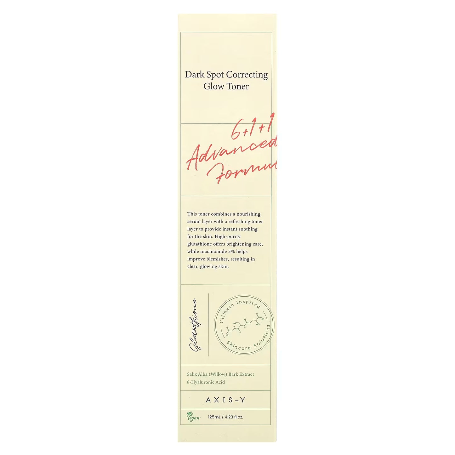 AXIS-Y Dark Spot Correcting Glow Toner [125ml] Skin Brightening