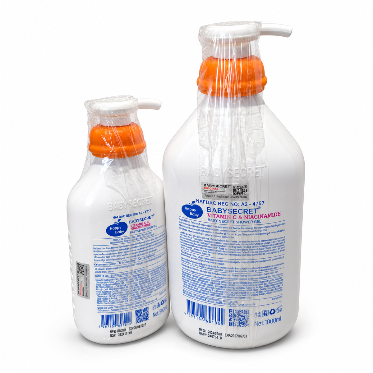 Baby Secret Vitamin C & Niacinamide Lotion and Shower Gel Set
