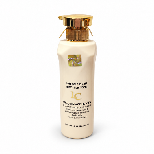 Lait Selfie 24H Booster-Tone Arbutin & Collagen Body Milk 500ml