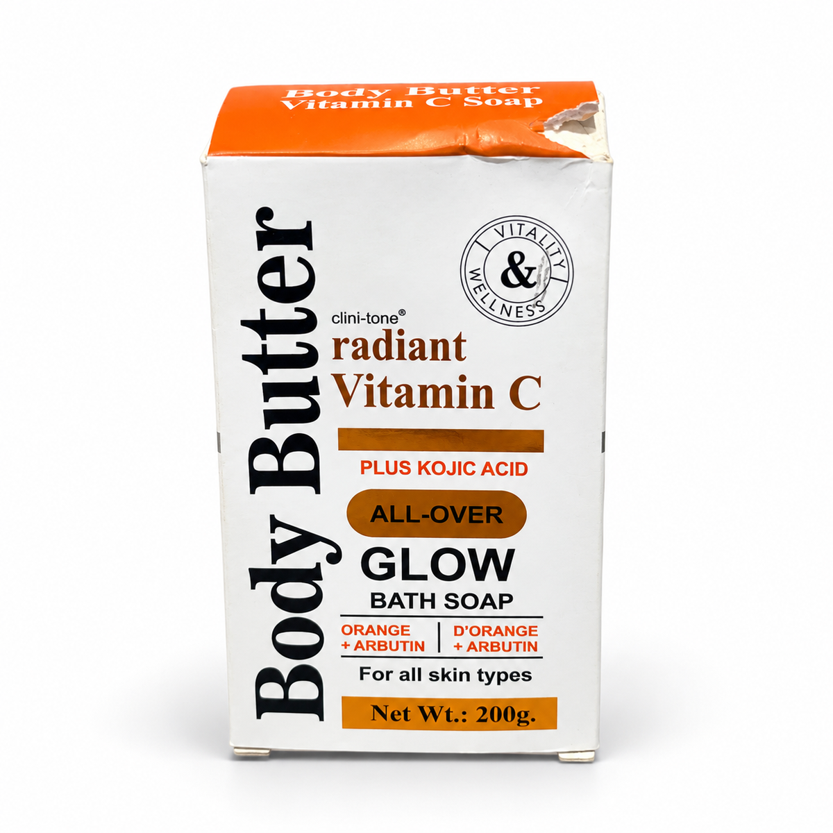 Clini Tone Body Butter Radiant Vitamin C Bath Soap 200g