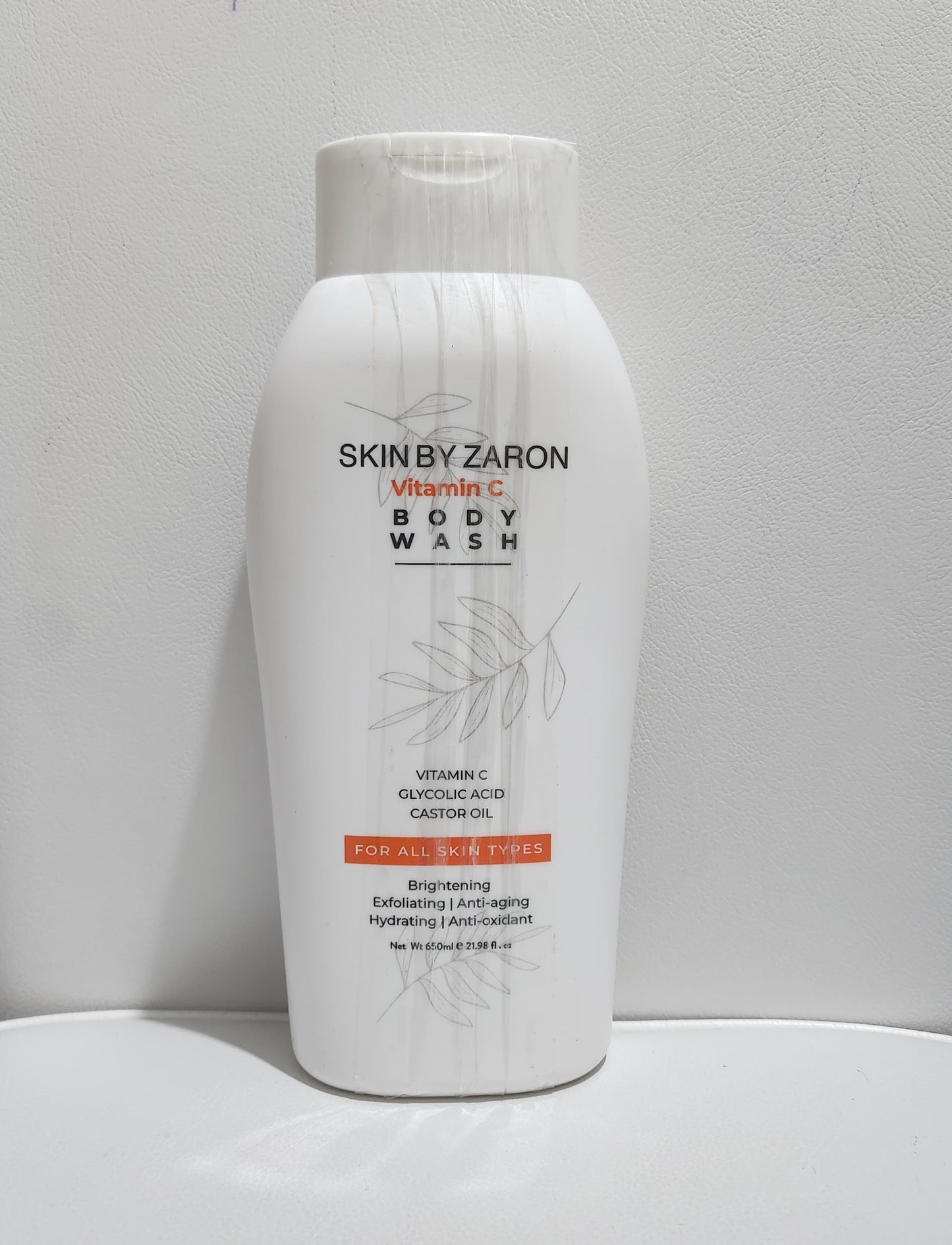 Skin by Zaron Vitamin C Brightening Hydrating Body Wash 650ml Cleanser