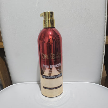 Bismid Korean Glass Skin Whitening Illuminator Body Milk for Skin Repair 500ml Moisturizers