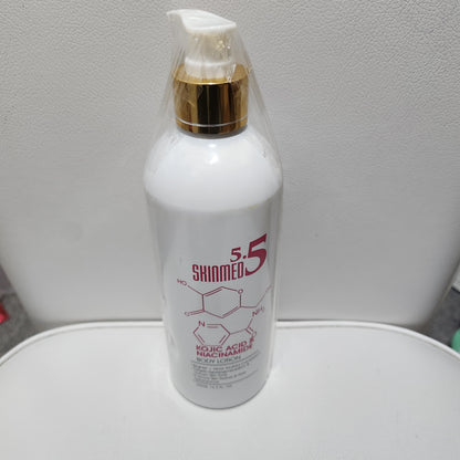 Skinmed 5.5 Kojic Acid and Niacinamide Body Lotion 500ml - Moisturizer for Radiant Skin Care - Cosmetic