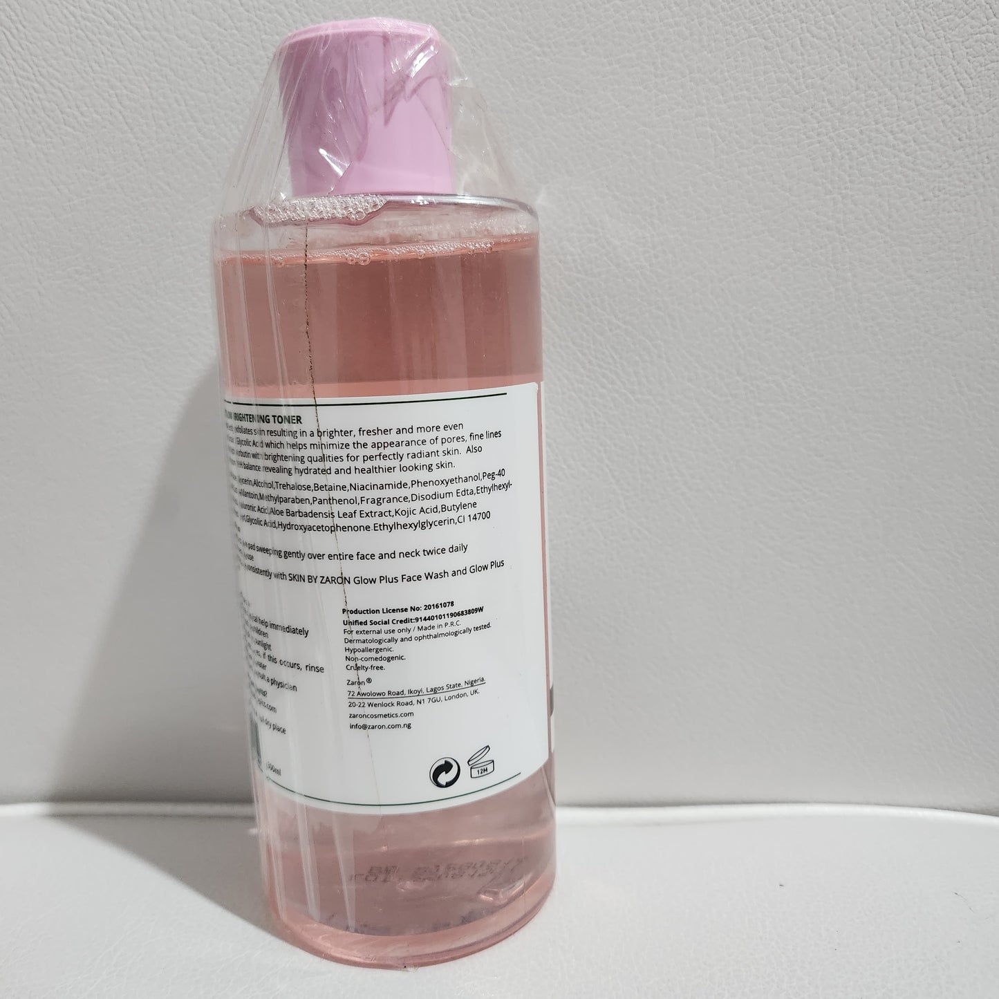 Skin by Zaron Ultimate Glow Brightening Toner 300ml