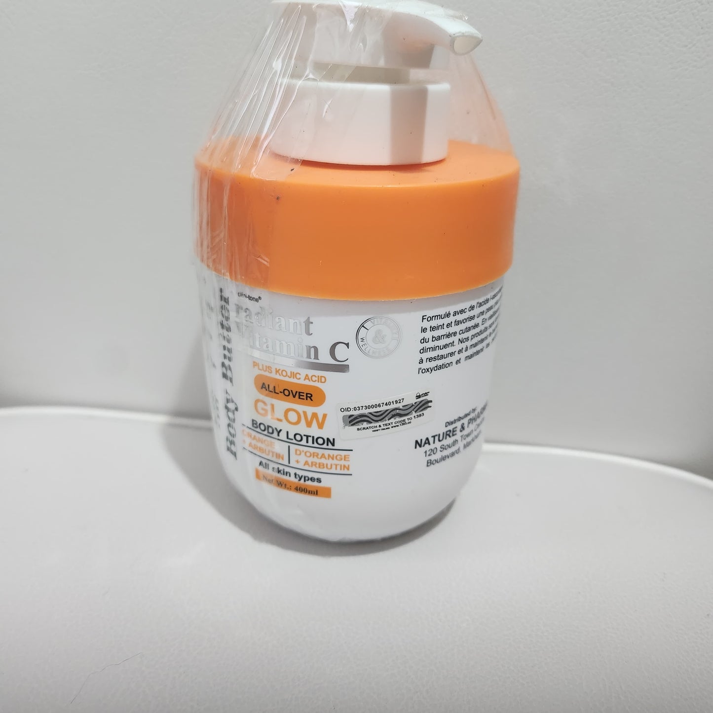 Clinitone Radiant Vitamin C Glow Body Butter Lotion 400ml for Radiant Skin Care Moisturizers
