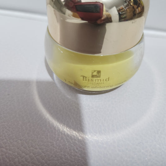 BISMID 7 Days Shirley Whitening Face Cream X1 - Gentle Daily Use for Brighter Skin Tone