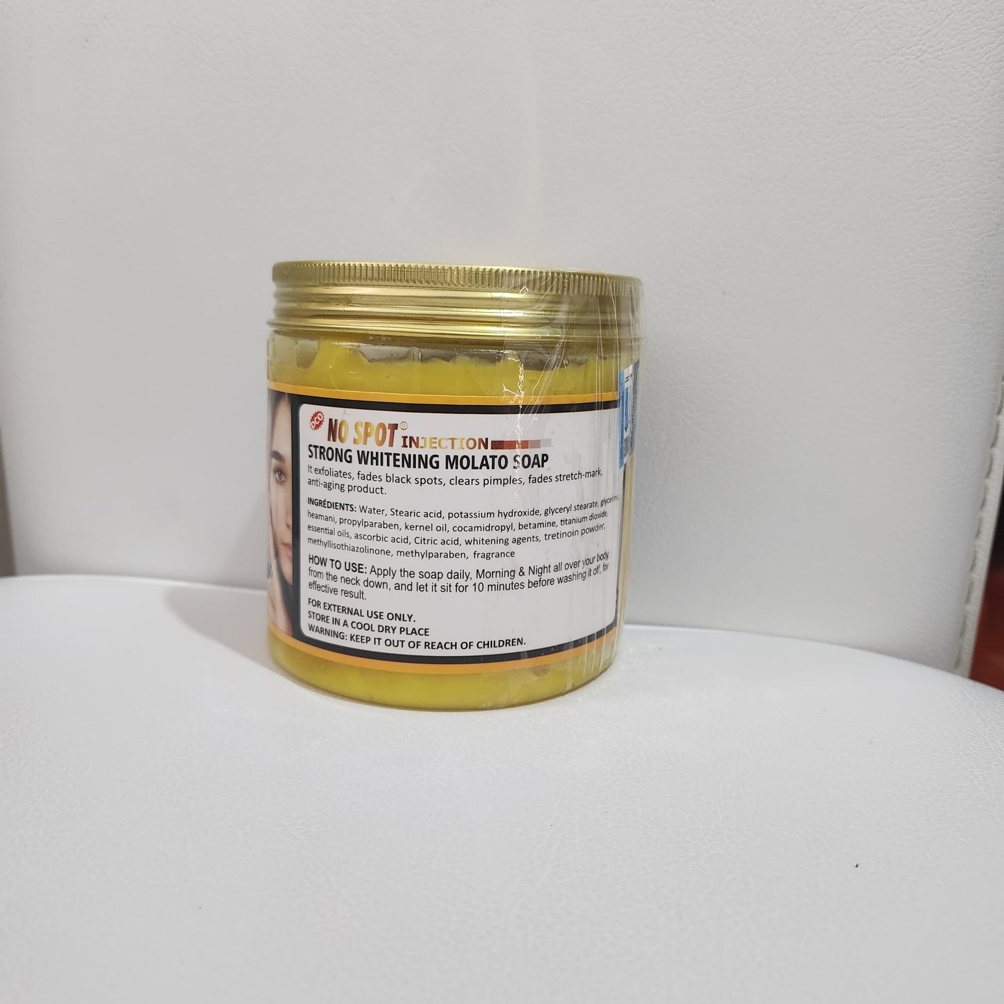 No Spot Injection Molato Soap 7days Whitening Clean &Clear Soap With SPF50 500g. Body Care Cleanser