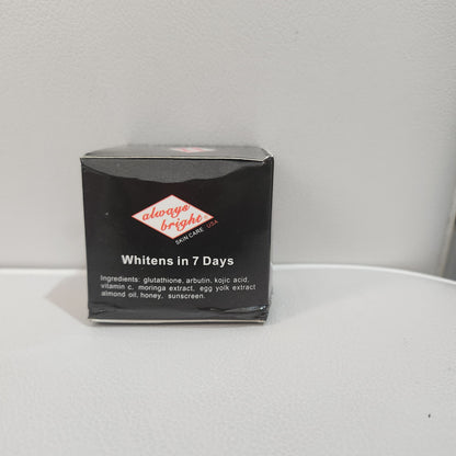 Always Bright Gluta + Moringa and Egg Yolk Extract Face Cream for Radiant Skin Care Moisturizers