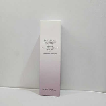 Haruharu Wonder Black Rice Probiotics Barrier 2% NAD+ Serum Mist 80ml for Radiant Skin Care