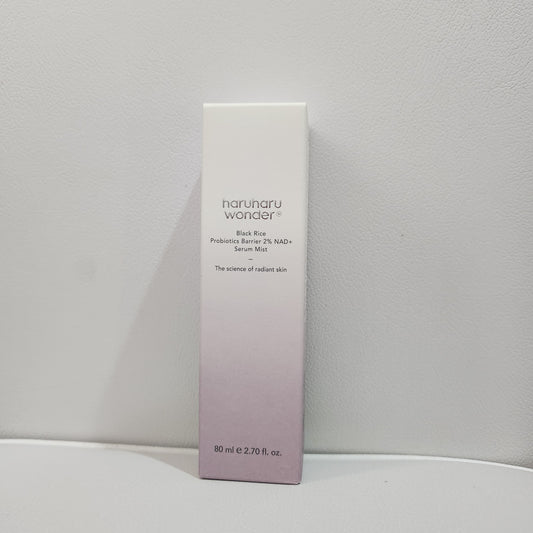 Haruharu Wonder Black Rice Probiotics Barrier 2% NAD+ Serum Mist 80ml for Radiant Skin Care