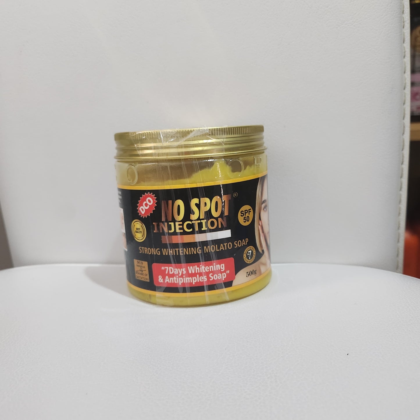 No Spot Injection Molato Soap 7days Whitening Clean &Clear Soap With SPF50 500g. Body Care Cleanser