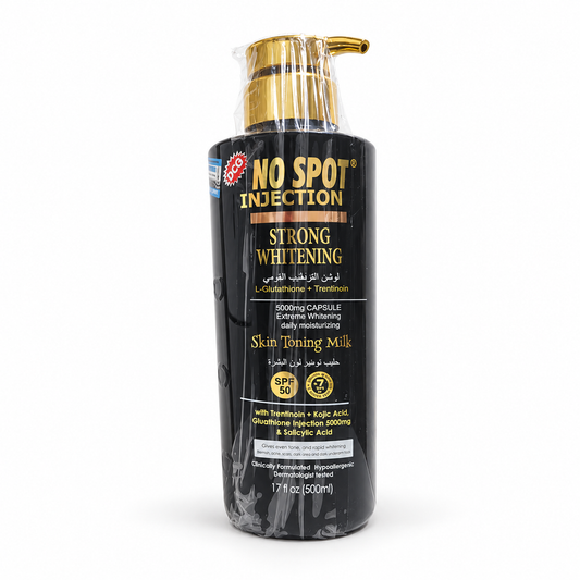 No Spot Injection Skin Toning Milk 500ml – Black Bottle