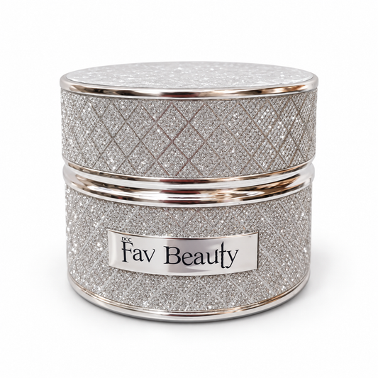 Fav Beauty Triple Whitening & Lightening Face Cream – Silver-Tone Jar
