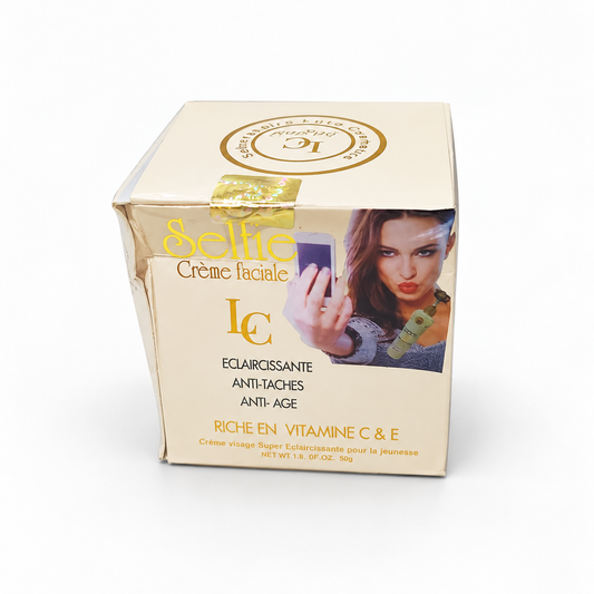 Selfie Facial Cream – Vitamin C & E Label Highlights