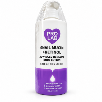 PRO LAB Snail Mucin + Retinol Body Lotion 500ml