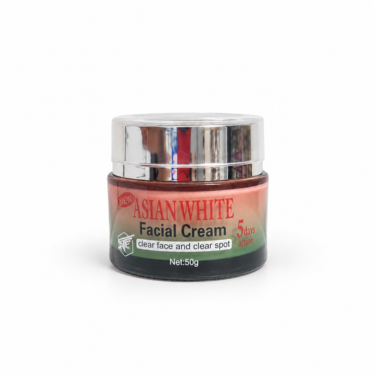 Asian White Facial Cream 50g – Single Jar