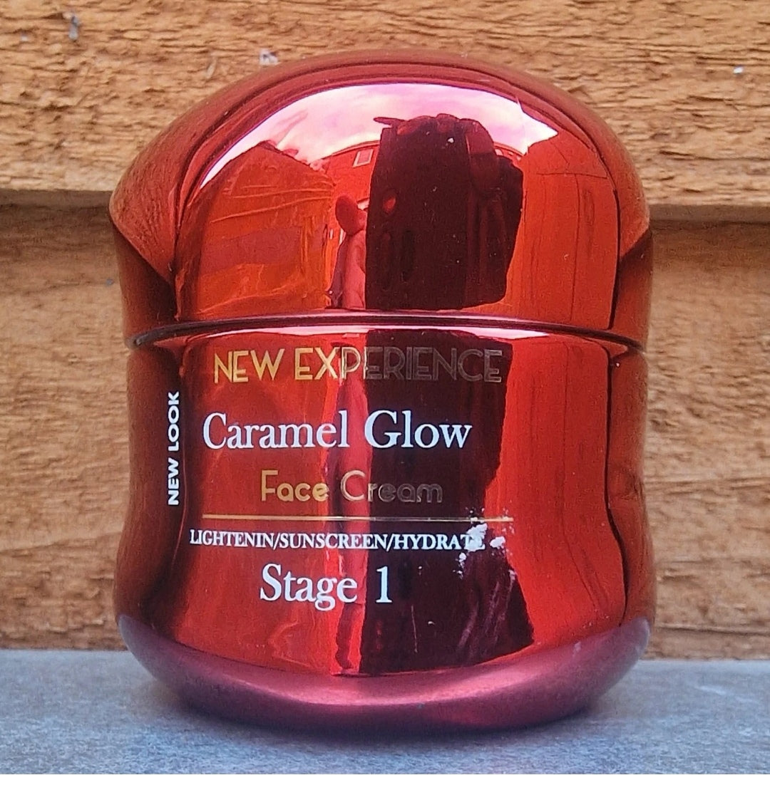New Experience Caramel Glow Brightening tening  & Glowing  Cream Stage 1