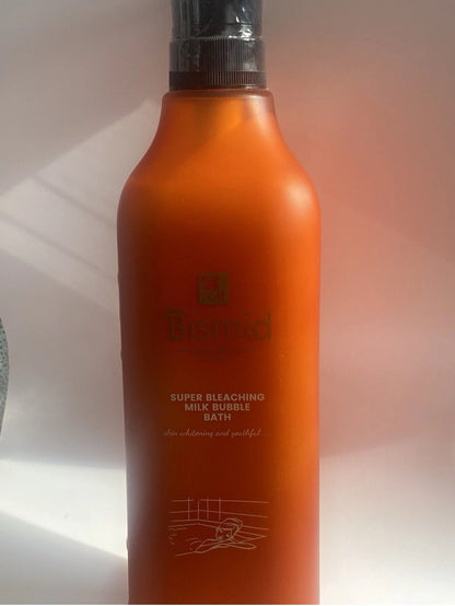 Bismid Super Bleaching Milk Bubble Bath Shower Gel 1000ml - Refreshing & Invigorating Body Care Product