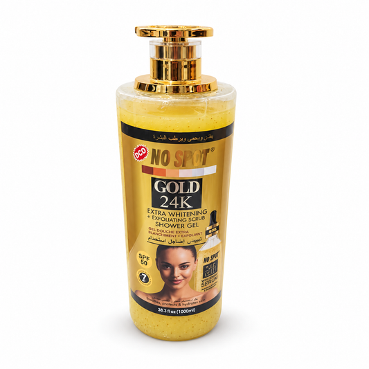 No Spot Gold 24K Exfoliating Scrub Shower Gel 1000ml