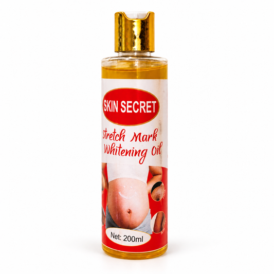 Skin Secret Body Oil 200ml – Stretch Mark Whitening Label
