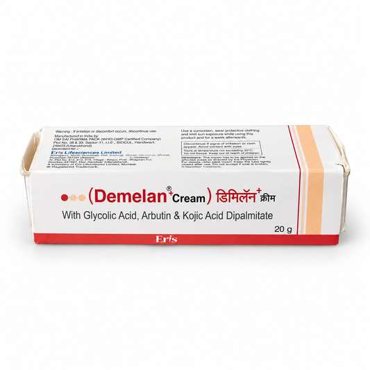 Demelan Cream 20g with Glycolic Acid, Arbutin & Kojic Acid Dipalmitate