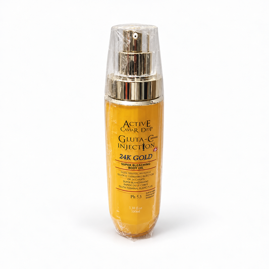 Active Caviar Drip Gluta-C Injection 24K Gold Body Oil 100ml