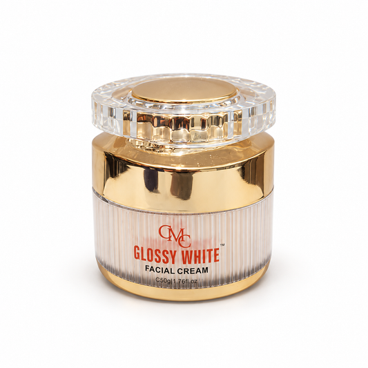 Glossy White Facial Cream 50g – Single Jar