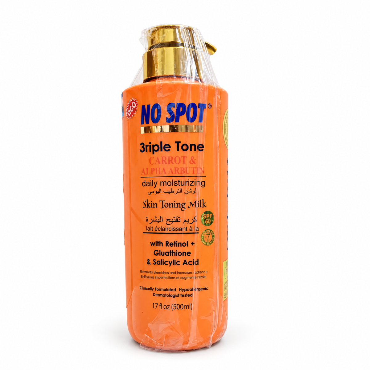 No Spot Triple Tone Carrot Body Lotion 500ml