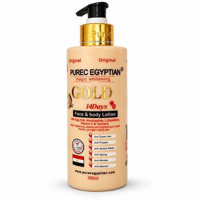 Purec Egyptian Gold Face & Body Lotion 300ml