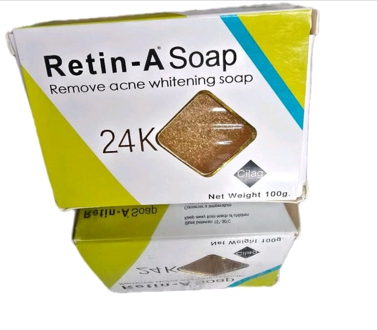 Retina- A Remove Acne Whitening Soap 100g Skin Repair  Radiance Smoother Facial