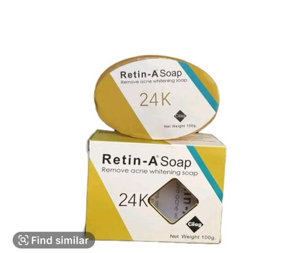 Retina- A Remove Acne Whitening Soap 100g Skin Repair  Radiance Smoother Facial