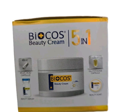 Biocos 5 in 1 Beauty Cream Skin Whitening Magic for Radiant Complexion and Enhanced Glow