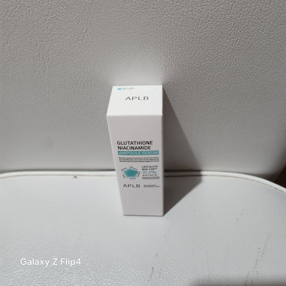 APLB Glutathione Niacinamide Ampoule Serum for Radiant Skin Care with 20% Gluta and 10% Niacinamide