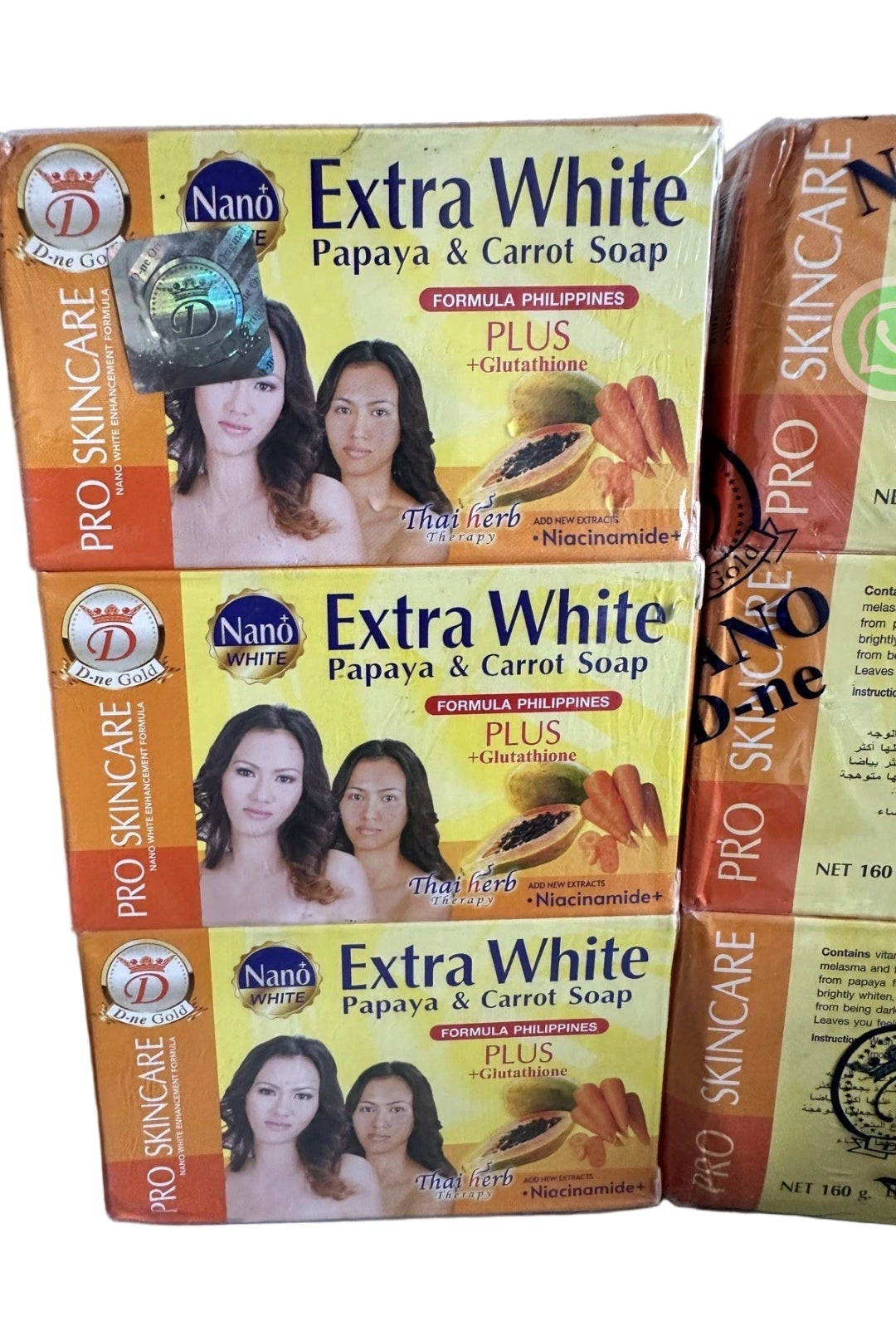 Nano White Extra White Natural Papaya and Carrot Soap X 2 Body Care
