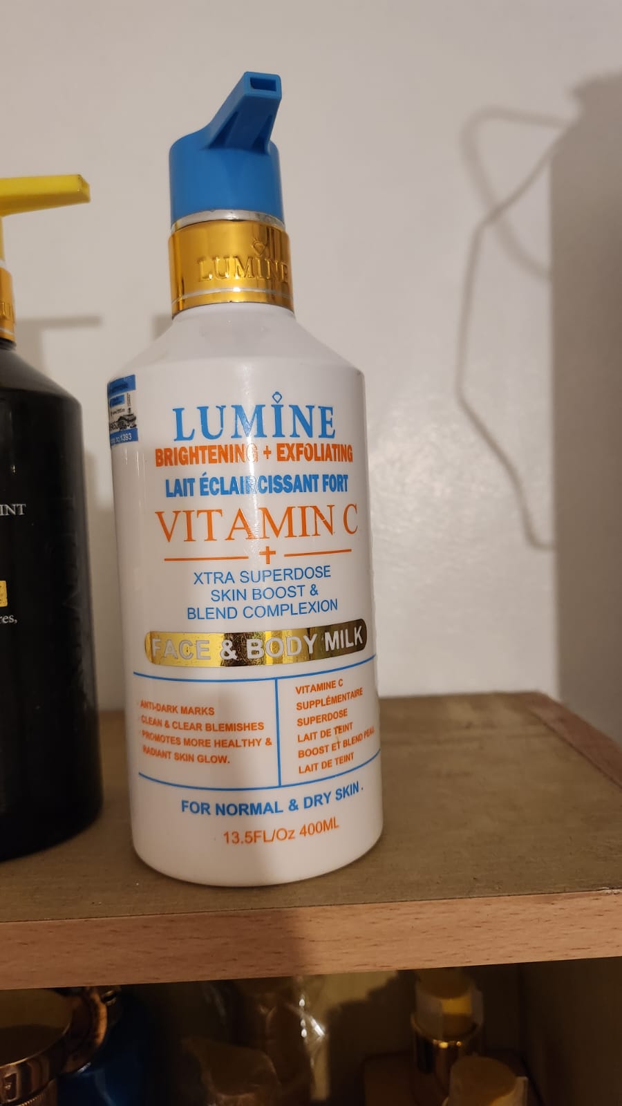Lumine Brightening and Exfoliating Vitamin C Face and Body Lotion Original 500ml X1 Anti Aging for All Skin Types