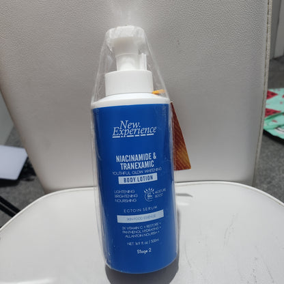 New Experience Niacinamide & Tranexamic Body Lotion for Youthful Glow with Foton Serum 500ml Stage 2
