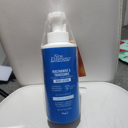 New Experience Niacinamide & Tranexamic Body Lotion for Youthful Glow with Foton Serum 500ml Stage 2
