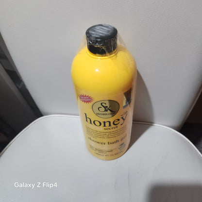 SK Duchess Glow Honey Secret Shower Bath Gel 1000ml - Moisturising & Nourishing Formula for Soft & Silky Skin Body Care
