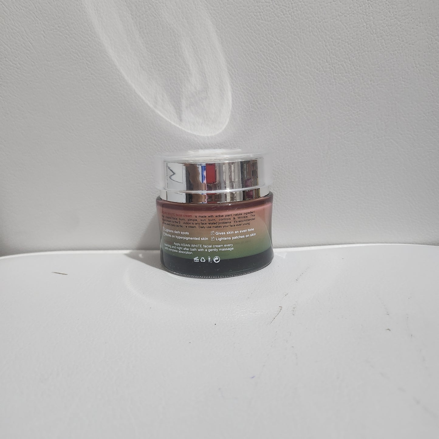 Asian White Facial Cream 50g - Clear Face and Body Care Product for Radiant Skin