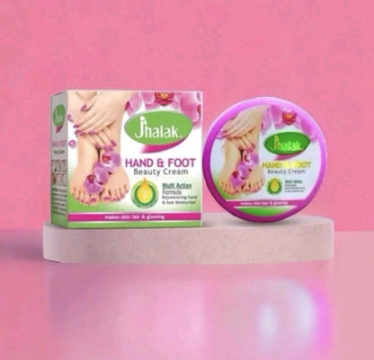Jhalak Hand & Foot Whitening Cream 30ml for Dark Thighs Underarms Herbal Extracts Multi Action Formula