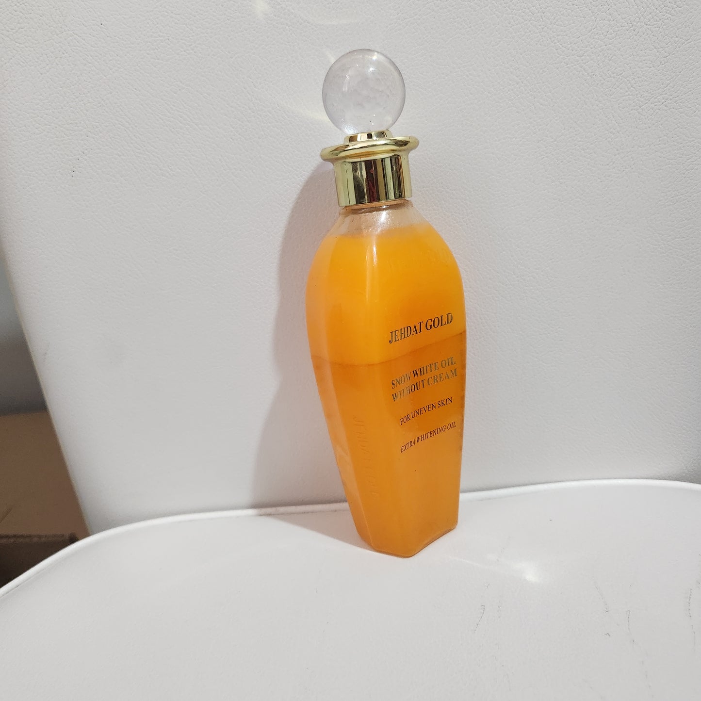Jehdat Gold Snow White Oil Without Cream for Uneven Skin Extra Nourishing Oil
