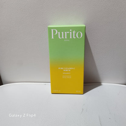 Purito Pure Vitamin C Serum - Gentle Skincare for Sensitive Skin - Ideal for Daily Use - Enhances Skin Health - 30ml