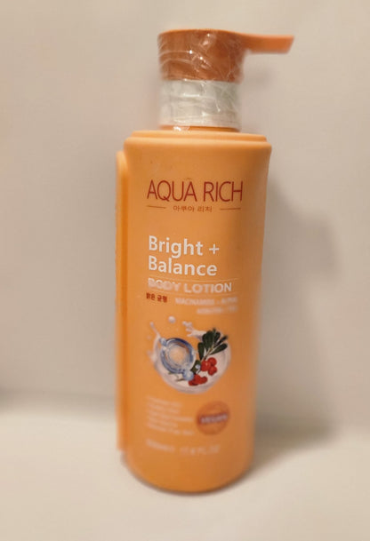 Aqua Rich Body Lotion 500ml - Hydrating Moisturizer for Soft Skin Care